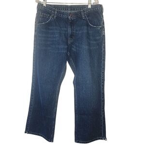 Lee Dungarees Men's‎ Jeans 34x30 Low Rise Original Straight Leg Dark Wash